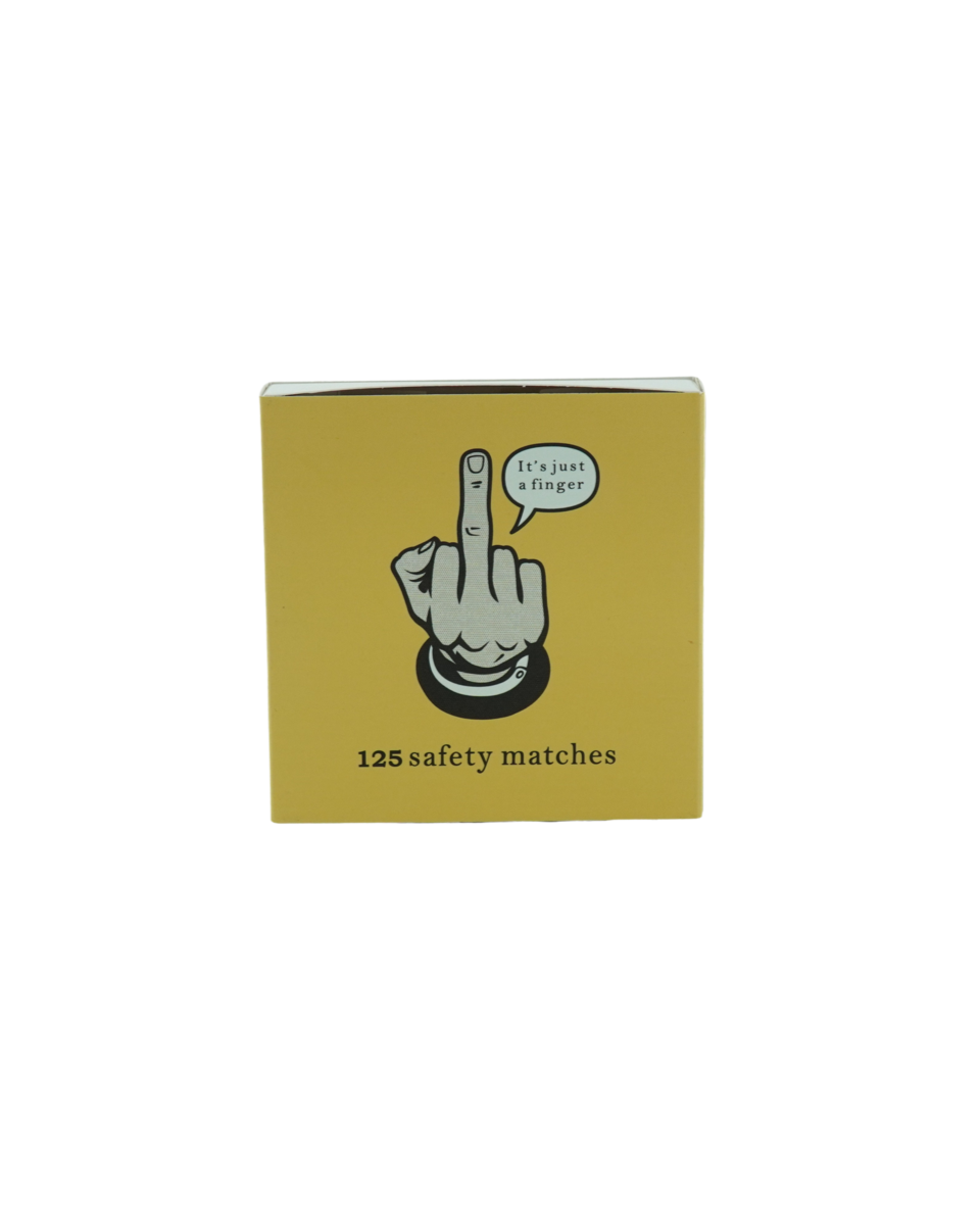 Tändsticksask - Lucifer Ask Långfinger - Gul