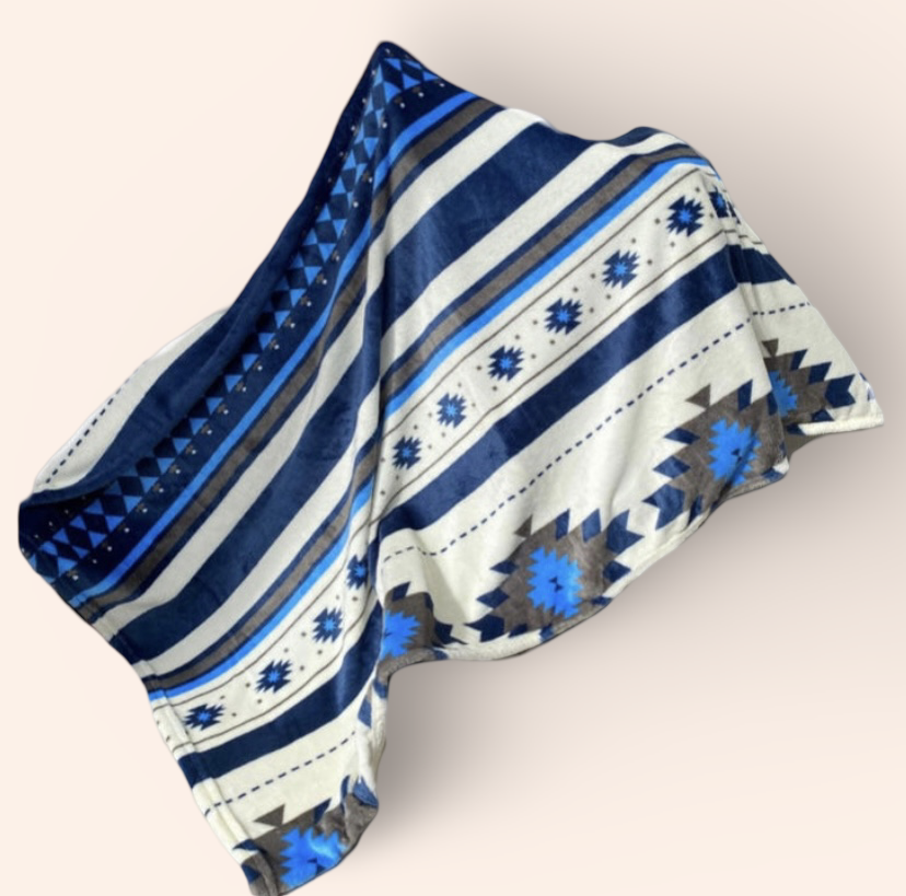 Western filt - Blue