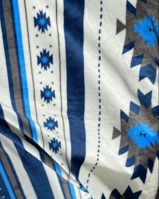 Western filt - Blue