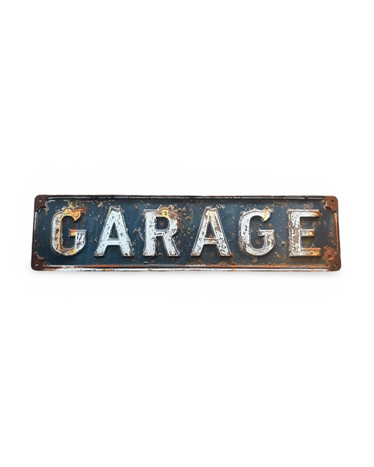 Metallskylt - Garage