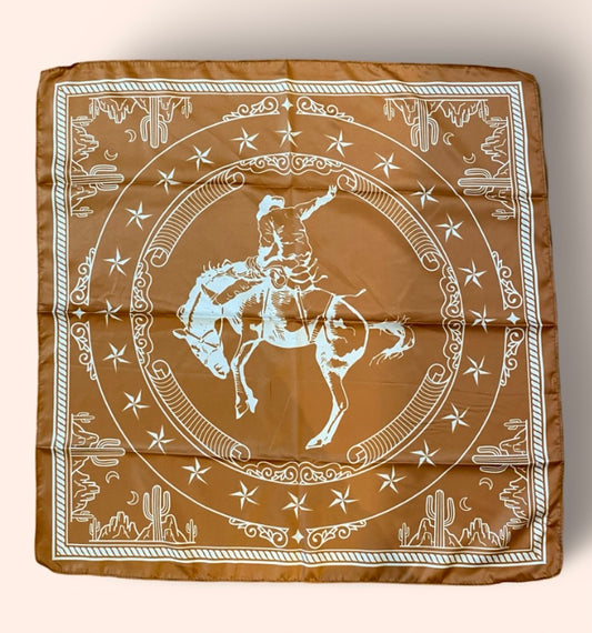 Western bandana/scarf - Golden Rodeo