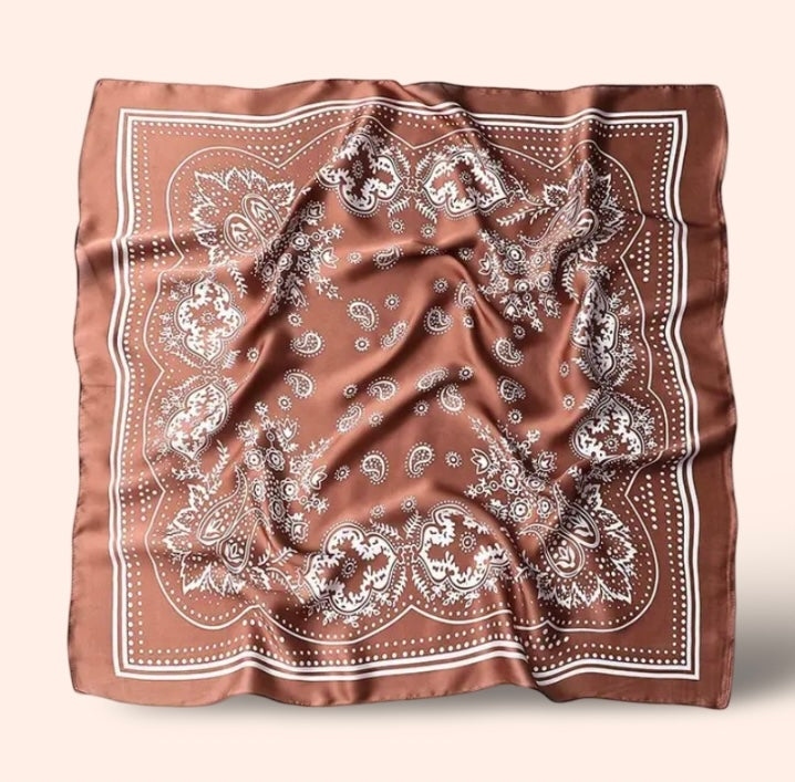 Western bandana/scarf - Rusty Pink