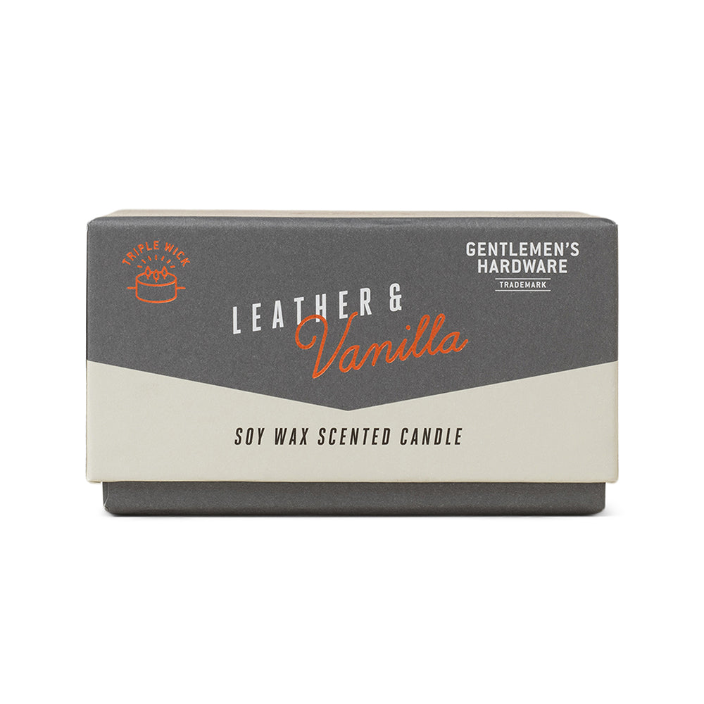 Gentlemen's Hardware - Doftljus Leather & Vanilla