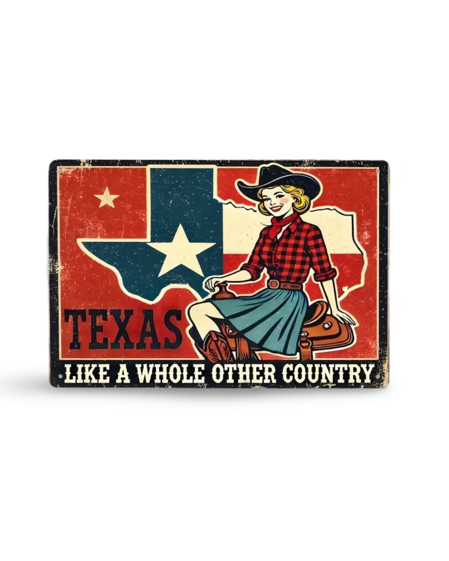 Metallskylt - Texas