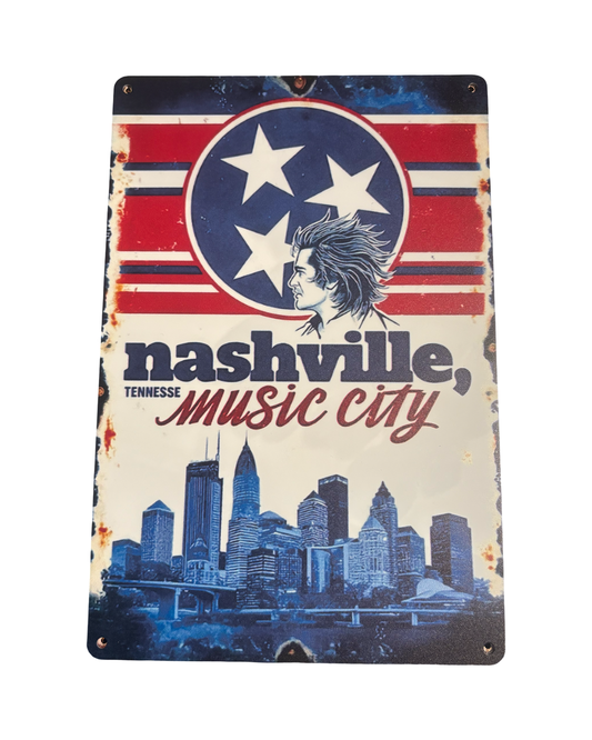 Metallskylt - Nashville