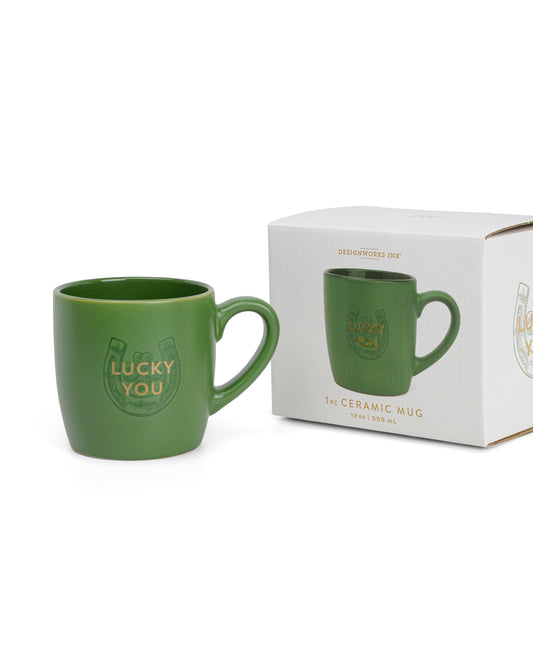 Mugg Vintage Sass i presentbox- Lucky You